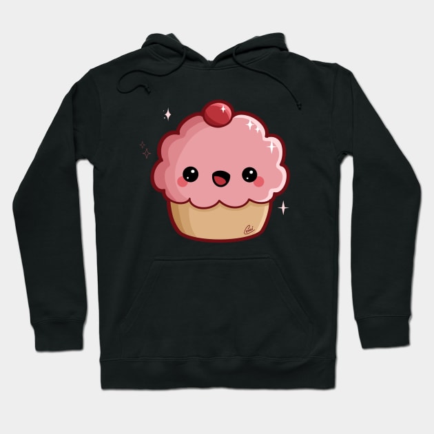 Cute cuppie cake sweet snack cupcake Hoodie by CyndiCarlson